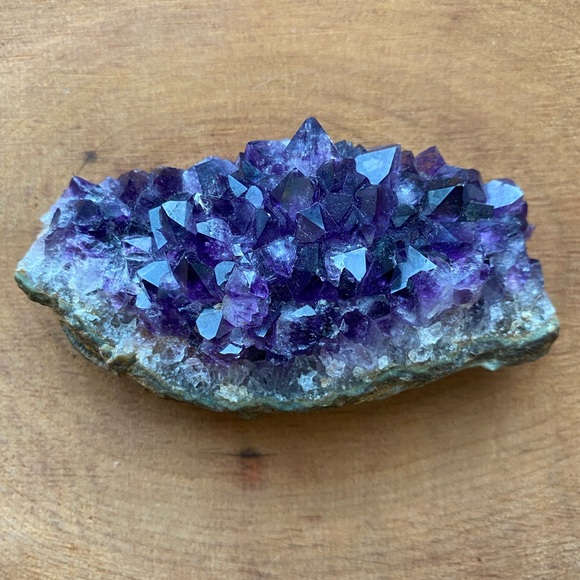 Genuine Amethyst Crystal Druzy Cluster - Picture 4 of 10